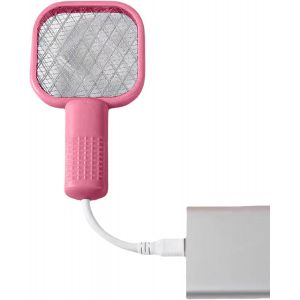 Tue-mouches &eacute;lectrique anti-insectes, grille de s&eacute;curit&eacute; avec lumi&egrave;re pour la maison, la cuisine, la chambre, le jardin, le camping - Neuf