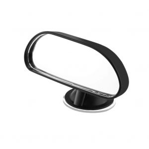 1pc Voiture R&eacute;glable B&eacute;b&eacute; Enfant Si&egrave;ge Arri&egrave;re Vue R&eacute;troviseur Avec Ventouse Noir - Neuf