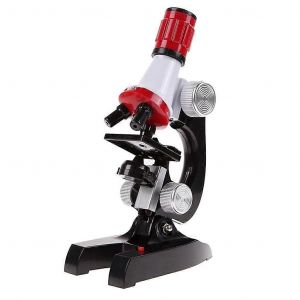Microscope pour enfants C2121 avec LED, grossissement 100X, 400X, 1200X - Neuf