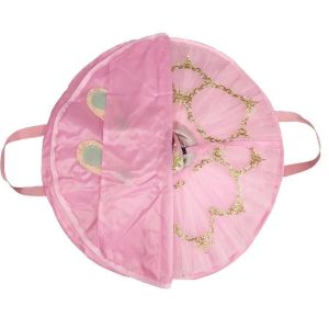 Noir professionnel Ballet Tutu sac fille rose imperméable Oxford pliable doux Ballet sac Ballet Tutu étui paquet bleu marine BG01A-Diameter 90CM-Rose - Neuf