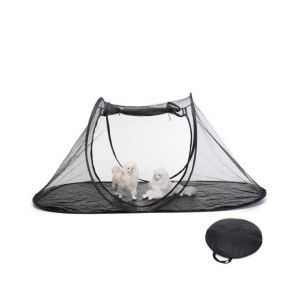 Tente D'extérieur Pour Chat - Enclos Spacieux Pour Chats Et Petits Animaux, Portable, Léger, Facile À Installer, Idéal Pour Des Aventures En Plein Air En Toute Sécurité - Neuf