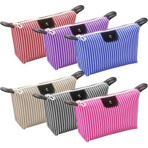 INHEMING de ToiletteLot de 6 Petit Sac &agrave; Cosm&eacute;tiques de Voyage Imperm&eacute;ableSac &agrave; Maquillage en Nylon pour Accessoires et Articles de Toilette pour Femme Fille Enfant - Neuf