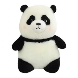 Taie D'oreiller En Peluche Panda Gros, Mod&iquest;&iquest;Le B, 15 X 22 Cm, Panda Noir Doux, Pour La D&iquest;&iquest;Coration Du Lit Et Pour Toute La Famille - Neuf
