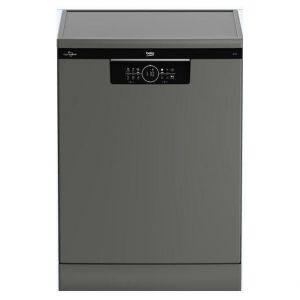 Lave-vaisselle Beko b300 BDFN26446G - hauteur : 85 cm - gris Manhattan - Neuf