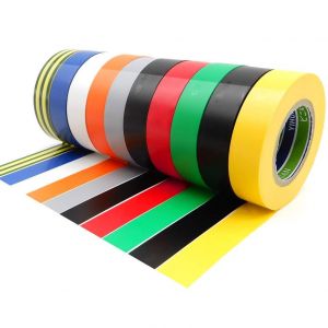 Lot De 10 Rubans D'isolation &Eacute;lectrique 0,67 Cm 20 M De Couleur Mixte Adh&eacute;sif Gaffer Tape - Neuf