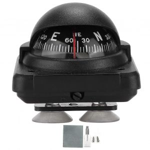 Boussole Réglable,Sens De Navigation Pliable,Guide De Pointage,Boule,Tableau De Bord Pour Voiture,Bateau,Camping-Car - Neuf
