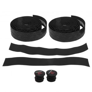 Sangle De Guidon De Velo Bolany Highway, Legere, Impermeable Et Resistante A L'usure, En Silicone, Motif Chrysantheme, Noire - Neuf