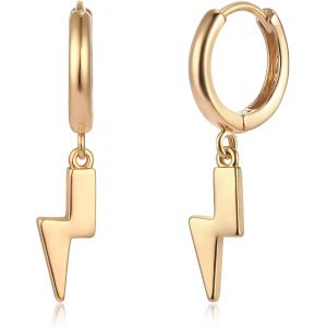 Boucles D'oreilles En Or Pour Femme-Perles Délicates-Boucles D'oreilles Pour Cartilage Huggie-Hypoallergéniques-Plaqué Or 18 Carats-Bijou Fantaisie Pour Femmes Et Filles.[X3506] - Neuf