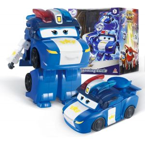 ERYI-Transformer Aeroplane Supercharged Lucie, Hauteur Env. 12,7 Cm, Poupée Pour Enfants, Avion Jouet Et Figurine De Robot Pour Garçons Et Filles À Partir De 3 Ans, Bleu - Neuf