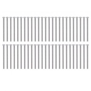 50pcs Vis &Agrave; T&ecirc;te Bouton &Agrave; Bride A2 ?70 Boutons En Acier Inoxydable T&ecirc;tes T&ecirc;tes T&ecirc;tes Boulons &Agrave; Six Pans Creux Kitm3x50mm - Neuf