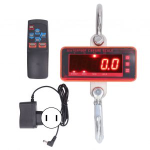 XYONG Balance suspendue a affichage numerique, telecommande, outil de pesage 1000 kg pour bagages d'entrepot, prise americaine 100-240 V - Neuf