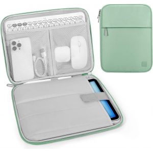 Kal-9-11"" Housse Pochette Tablette Pour Ipad 10é Gén 10,9"", Ipad (A16) 11"", Ipad Air 11"", Ipad Pro 11"", Ipad 9/8/7é Gén 10,2"", Ipad Air 5/4, Galaxy Tab A9+ Plus 11""/S9 Fe,Tab M11 11"", Vert Matcha - Neuf