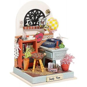 Meubles miniatures bricolage maison de poupée kit salle de bain ensemble (enregistrer l'ambiance) - Neuf