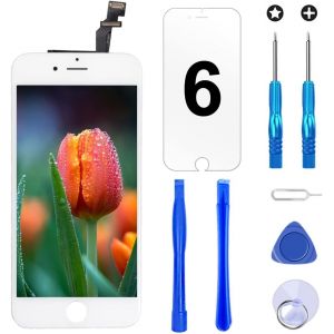 KALANKA-Ecran Tactile LCD pour iPhone 6 Vitre De Remplacement LCD Ecran Assembl&eacute; avec Kit De R&eacute;paration (Blanc, 4.7 Pouces) - Neuf