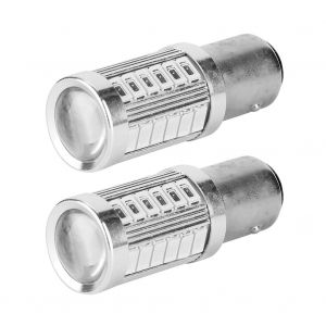 Lot de 2 feux stop lateraux bleus 1157 5730 33 LED, accessoires pour voiture - Neuf