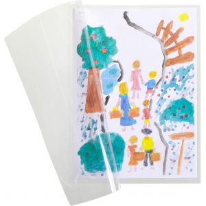 YEMAESRE-Feuilles De Plastification À Froid A4 Transparentes Pour Laminer Sans Machine - Sachet De 10-110951 - Neuf