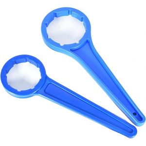 MEVRONISSHOP-Lot de 2 cl&eacute;s pour bidon Din51/61, cl&eacute; &agrave; main, ouvre-bouteille pour bouchon &agrave; vis Din51 + Din61, ouverture facile des bidons de 5/10/20/25/30 litres - Neuf