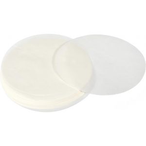 Letnerny-Lot De 100 Moules À Gâteau Ronds De 10,2 Cm En Papier Sulfurisé Anti-Adhésif Pour La Cuisson De Petits Gâteaux, La Séparation De La Viande Congelée, Grille-Pain Au Four 10,2 Cm - Neuf