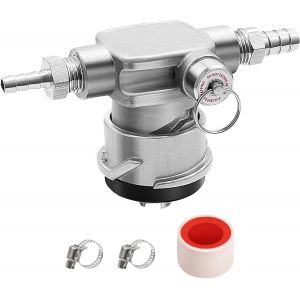 Raccord Futs S Type Bas Profil, Acier Inoxydable 304, Robinet Economiseur d'Espace pour Brassage Maison, avec Soupape de Securite - Neuf