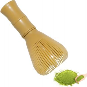 Kalanka-Fouet Matcha En Naturel, Fouets À Matcha, Chasen Matcha Ceremonie Japonais, Fouet Bambou Thé Matcha - Pour La Cérémonie Du Thé, La Boisson, Matériau Résine, Jaune - Neuf