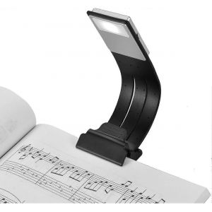 Lampe De Livre À Pince Lampe De Lecture Led Rechargeable Usb Lampe De Lit Pour Les Yeux Gradation Flexible À 4 Niveaux - Neuf