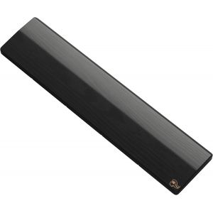 Gaming Repose-poignet de clavier en bois (Full Size) Frêne blanc, grain moyen à épais, surface lisse, résiste à la transpiration, base anti-dérapants, 430 x 100 x 19 mm Onyx - Neuf