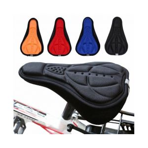 Housse De Selle De Vélo En Gel Confort ¿ Coussin Épais En Silicone Pour Un Confort Et Une Sécurité Ultimes À Vélo ¿ Design Antidérapant Et Réfléchissant - Neuf