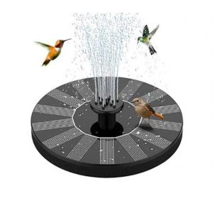 Pompe De Fontaine Solaire Écologique Pour Bains D'oiseaux, Aquariums Et Étangs - Circulation D'eau Et Ambiance Sans Tracas - Neuf