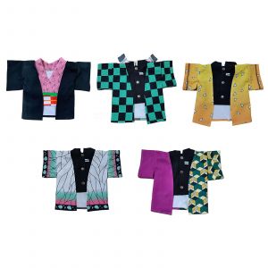 Hjlian Vetements Pour Animaux De Compagnie Demon Slayer, Accessoires Photo, Kimono Tanjiro Haori, Yukata Nezuko, Vetements Pour Chat Et Chien (Tanjiro S) - Neuf