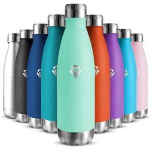 Gourde Isotherme Enfant 500ml, Acier Inoxydable 18/8, Bouteille Isotherme, Sans Bpa, Gourde Enfant, , Water Bottle, Étanche Double Isolation, Gourde Inox Pour Camping, École, Gym, Sport - Neuf