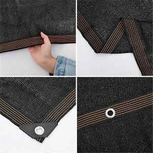 Filet Pare-Soleil Noir En Tissu De Protection Uv A - Neuf