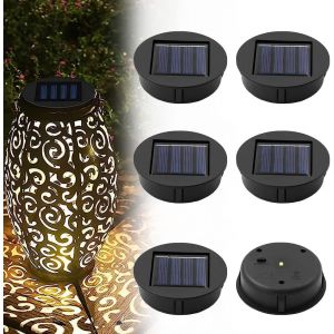 Ershi-Lampe Solaire De Rechange Avec Led, 6 Pièces Lampes Solaires De Rechange 8cm Pour Lanternes D'extérieur À Lumière Solaire, P[8 - Neuf