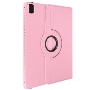 Étui Clapet Pour Ipad Air 13 2024 Folio Rotatif 360 Support Stand Rose - Neuf