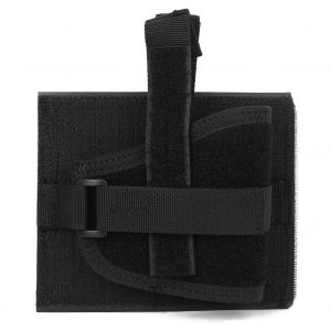 Holster Tactique Dissimule Pour L'exterieur, Housse De Ceinture A Tirage Rapide, Gilet D'equipement, Pate Auto-Agrippante (Noir) - Neuf