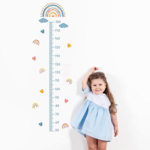 Toise Murale Enfant Autocollant Mural: Toise Murale Enfant Imperméable Autocollant Mural Auto-Adhésif Mignon Pour Chambre D'enfant Chambre Salon Mesurer La Taille Des Enfants - Neuf