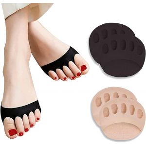 Coussinets D'avant-Pied, Coussinets De Protection Des Orteils, Coussinets Métatarsiens, Coussinets Plantaires Pour Protections, Coussinets Respirants Pour Soulager Les Douleurs Du Pied, 2 Paires - Neuf