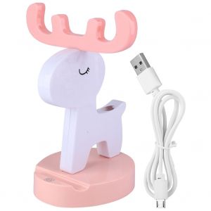 Lampe De Bureau Led Flexible A 3 Niveaux De Luminosite Reglable, Interrupteur Tactile (Rose) - Neuf
