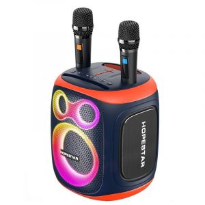 Enceinte Waterproof Puissante Bluetooth Extérieure Avec Microphone Autonomie Longue Bleu YONIS - Neuf