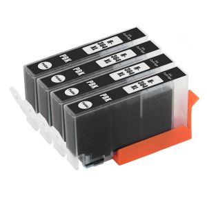 4 Cartouches d'encre HP 364PBk (HP364XL) compatibles photo noir - Neuf