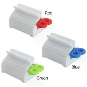Dispositif de pressage de dentifrice en plastique Dentifrice portable multifonctionnel Presse-tube Outils de presse manuels Accessoires de salle de bain - Neuf