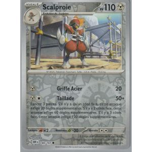Carte Pok&eacute;mon - Scalproie - 149/197 - Reverse - Ev3 Flammes Obsidiennes - Neuf