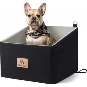 Siege Auto Chien, Rehausseurs Sièges Autos De 25 Kg Ou 2 Petits Chiens, Siège Auto Pour Animaux Amovible Et Lavable, Antidérapant Siege Chien Voiture - Noir - Neuf