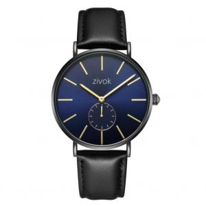 Zivok Mode Unisexe Simple Rond Cadran Quartz Mouvement Hommes Femmes Montre(01) - Neuf