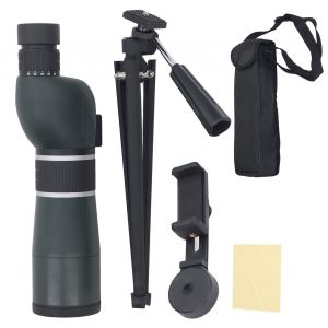 XYONG Telescope monoculaire etanche a vision nocturne et zoomable avec support et clip pour telephone, pour l'observation des oiseaux (15 x 45 x 60 cm) - Neuf