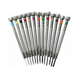 13pcs Tournevis Precision, Différentes Tailles Montre Outil De Montre Pour Les Horlogers, Réparation De Montres Fendue Driver Tournevis Horloger Réparation Outils - Neuf
