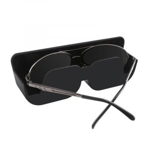 Support De Lunettes De Soleil Autocollant Avec Rembourrage En Feutre Pour Lunettes De Voiture - Neuf