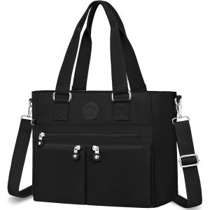 KALANKA-Sac a Main Femme Grande Sacs Bandouli&egrave;re Femme Imperm&eacute;able Sacoche Nylon Tote Bag Cabas Tendance Pochette Bandouli&egrave;re Femme avec Multi-Poches et Bandoulieres R&eacute;glable pour Voyage &Eacute;cole - Neuf