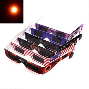 Lunettes Total Solar Eclipse 2024 - Lot De 6 - Observation Astronomique En Toute S&eacute;curit&eacute; - Neuf