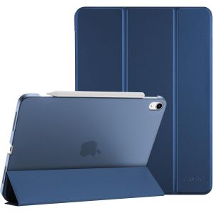 Coque Pour Ipad Air 11 Pouces (M3) 2025/(M2) 2024, Air 5&egrave;me 2022/4&egrave;me 2020 10.9 Pouces, &Eacute;tui De Protection Anti-Chute, Rabat Magn&eacute;tique Stable -Bleu Fonc&eacute; - Neuf