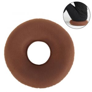 Oreiller Gonflable En Forme De Donut / Oreiller En Forme De Donut Avec Pompe Et Sac De Voyage - Soutien Lombaire Pour H&eacute;morro&iuml;des, Grossesse, Douleurs Au Coccyx, Usage Domestique (2) - Neuf